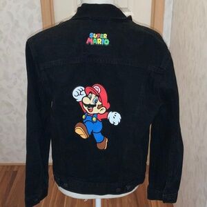 Levi Strauss Super Mario Jean Jacket Preowned Size SMALL